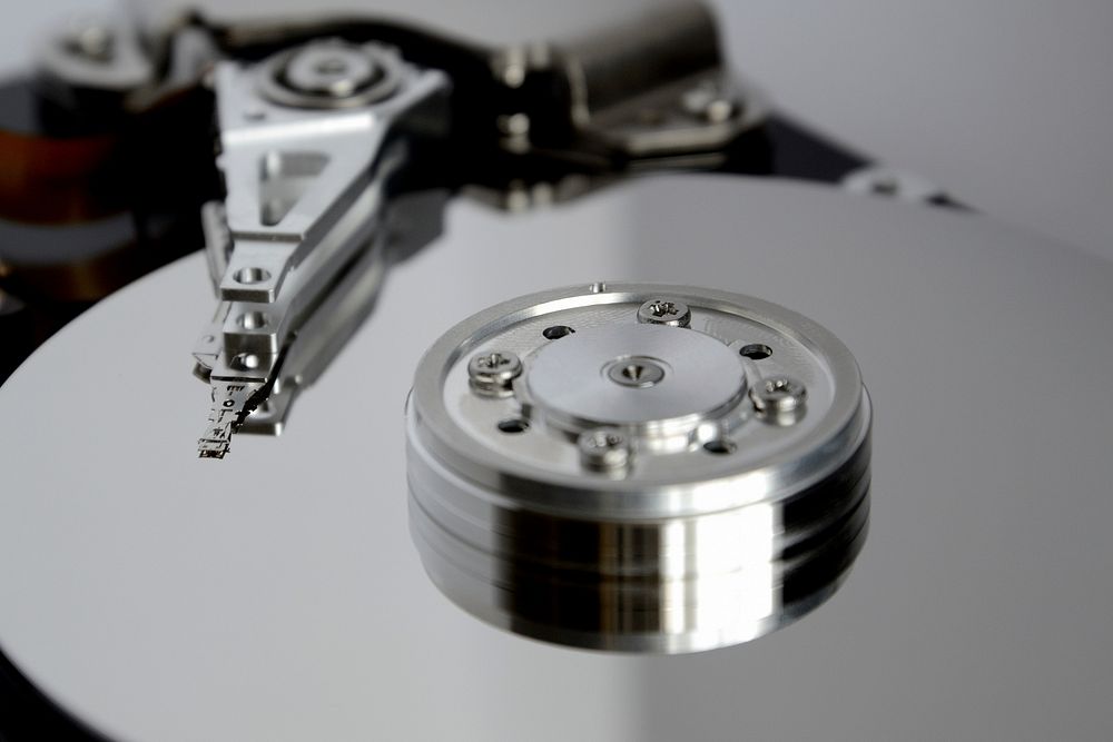 Free hard disk image, public domain computer CC0 photo.