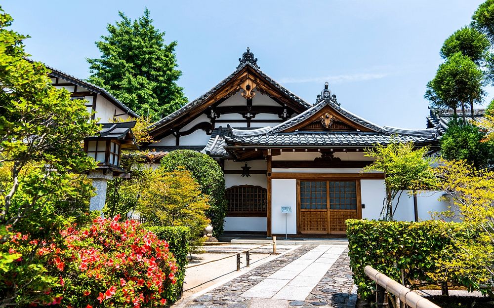 Free traditional Kyoto home image, public domain Japan CC0 photo.