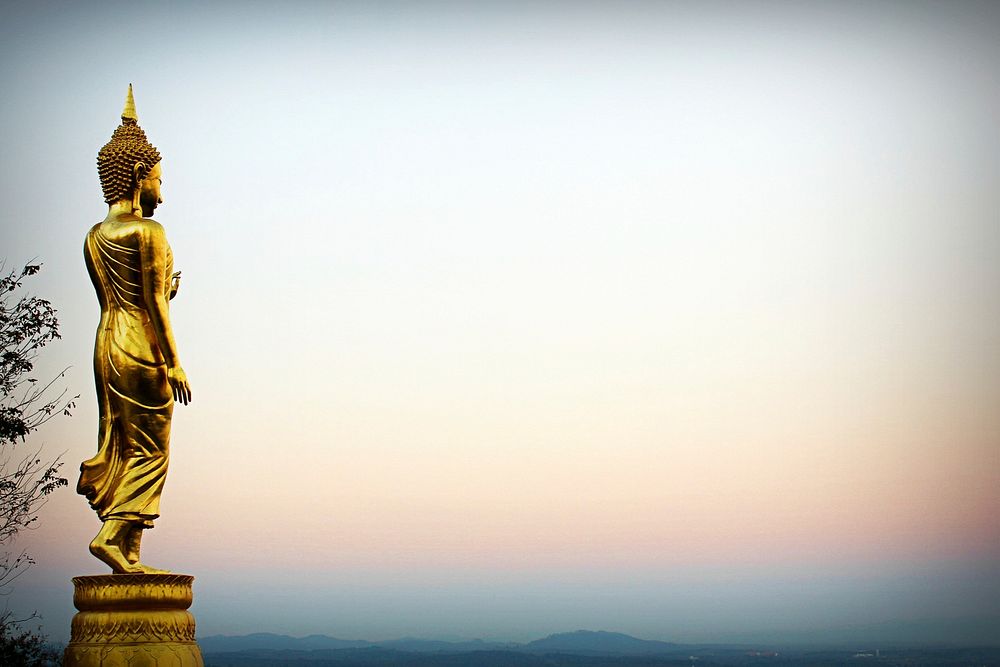 Buddha statue, religion, buddhism photo, free public domain CC0 image.