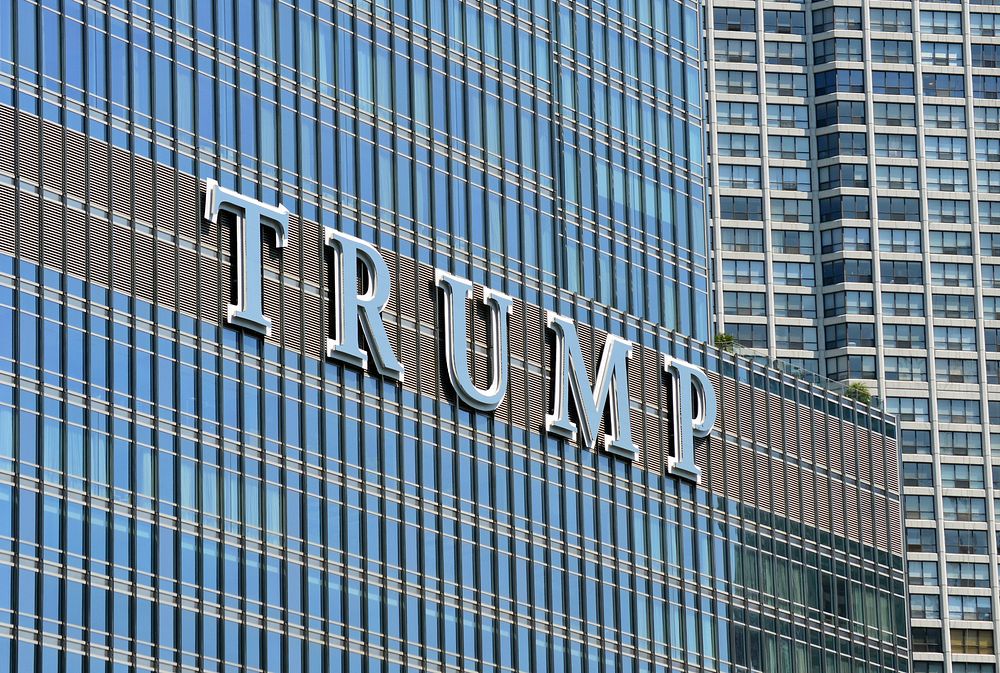 Trump International Hotel and Tower, Chicago, USA, 29 January 2017.