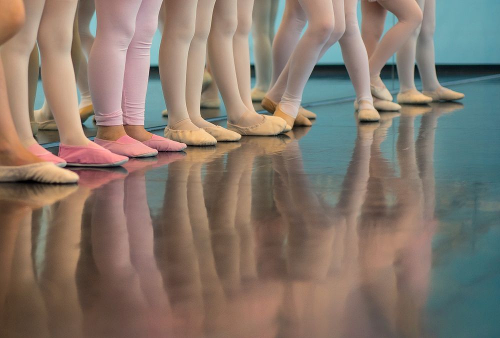 Free closeup on ballerina feet photo, public domain dance CC0 image.