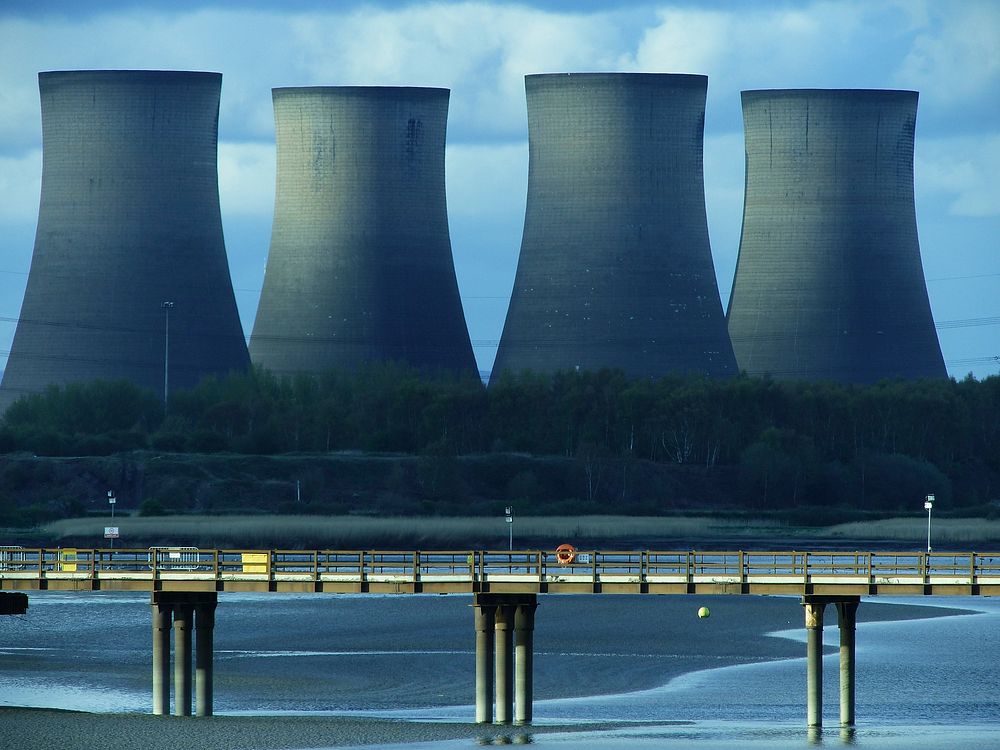 Free power plant image, public domain electricity CC0 photo.