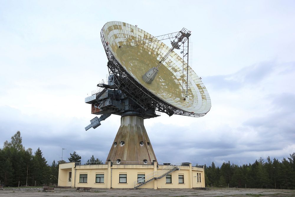 Free Irbene radio telescope image, public domain Latvia CC0 photo.