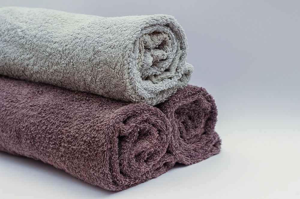 Bath towels. Free public domain CC0 photo.