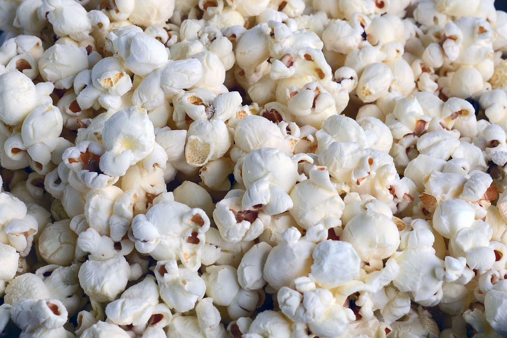Free popcorn background image, public domain CC0 photo.