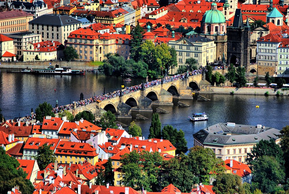Free Charles Bridge in Prague, Czech Republic image, public domain CC0 photo.