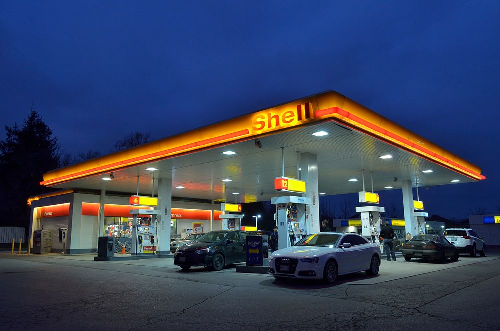 Shell gas station, Location unknown, 02/09/2017.