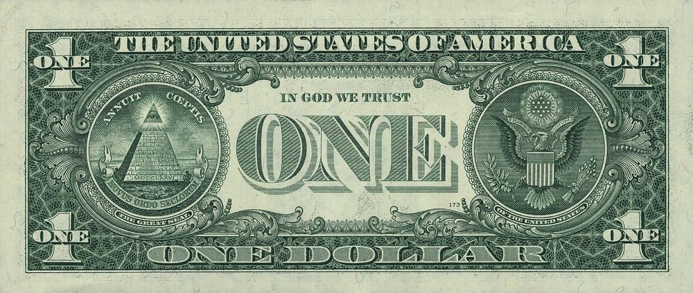 Free US dollar banknote image, public domain money CC0 photo.