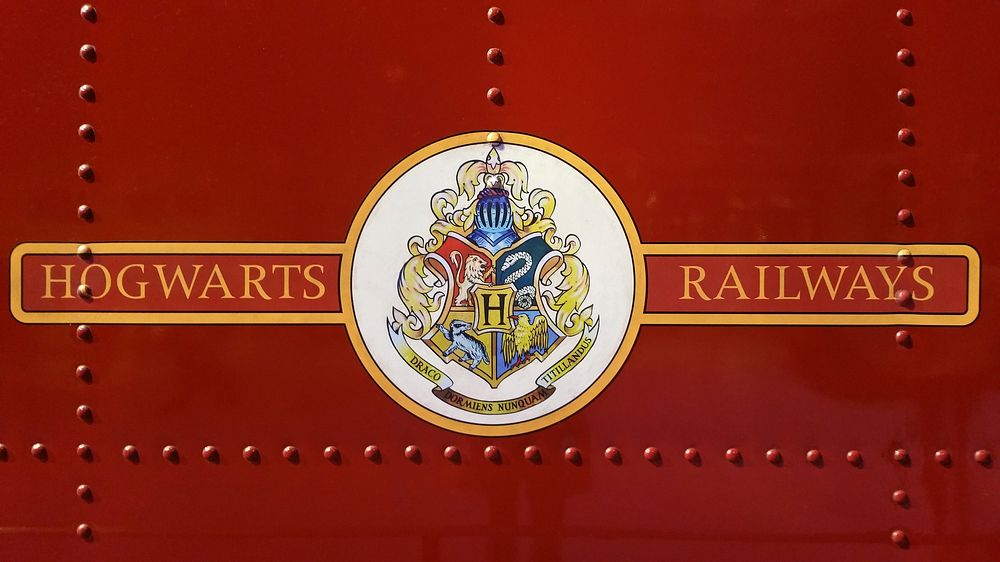 Hogwarts Railways sign, Warner Bros. Studio Tour London, UK, 10 February 2017.