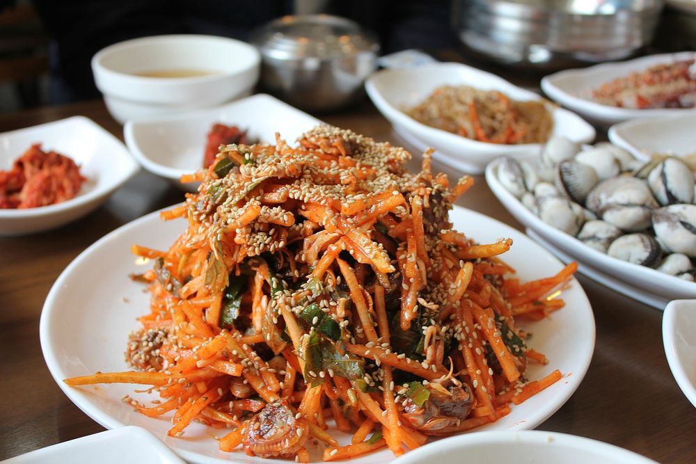 Free Korean cuisine image, public domain food CC0 photo.
