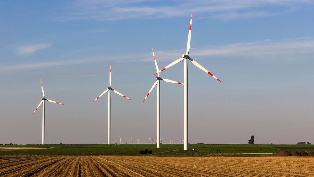 Free wind turbine image, public domain CC0 photo.