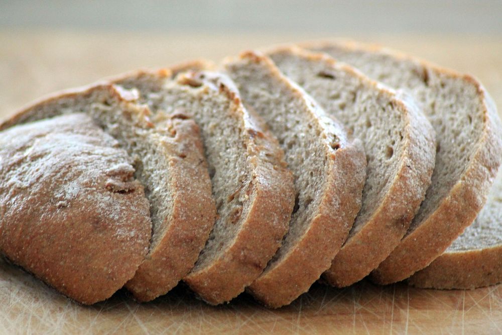Free close up slice of bread image, public domain food CC0 photo.