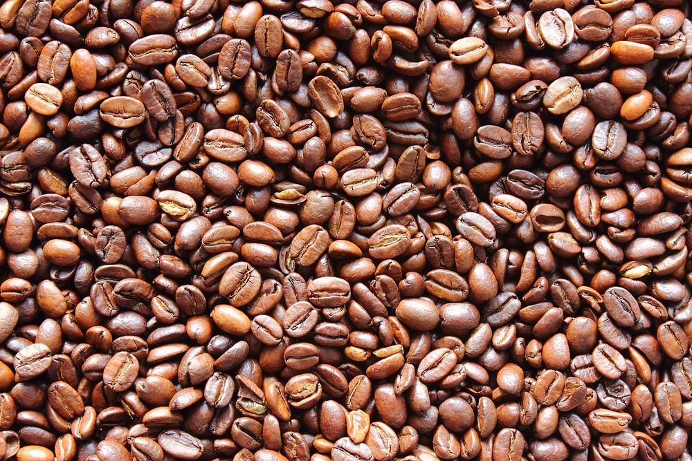 Free coffee beans photo, public domain drink CC0 image.