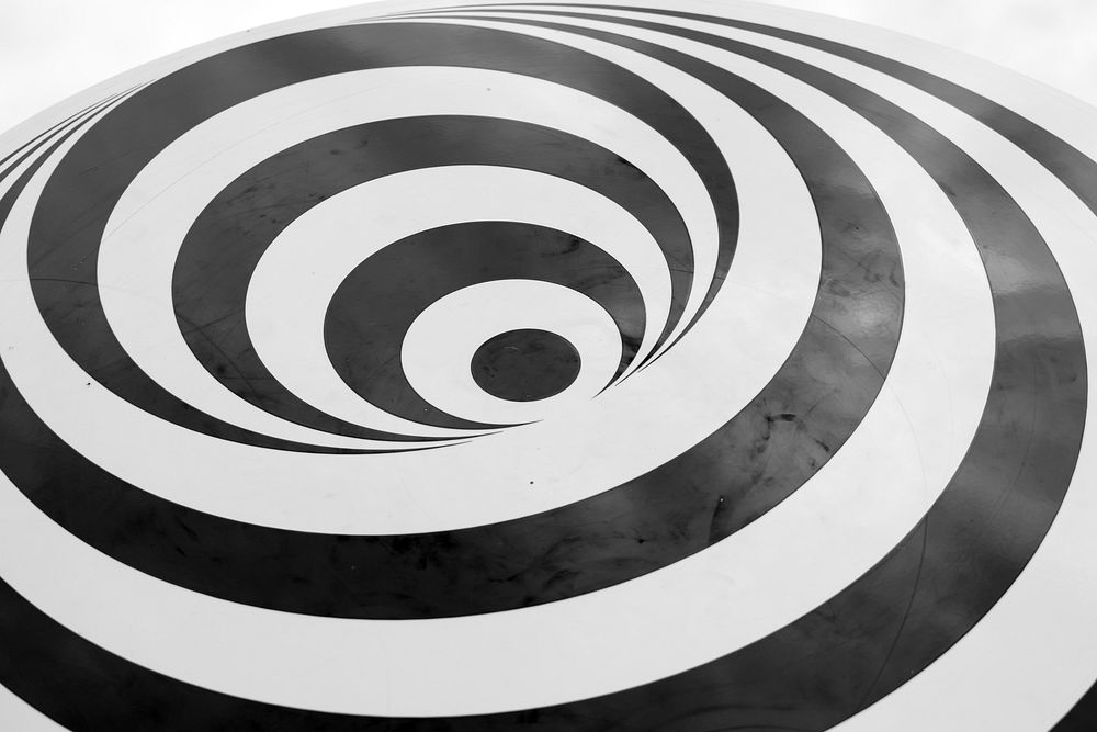 Hypnotic spiral background, free public domain CC0 image.