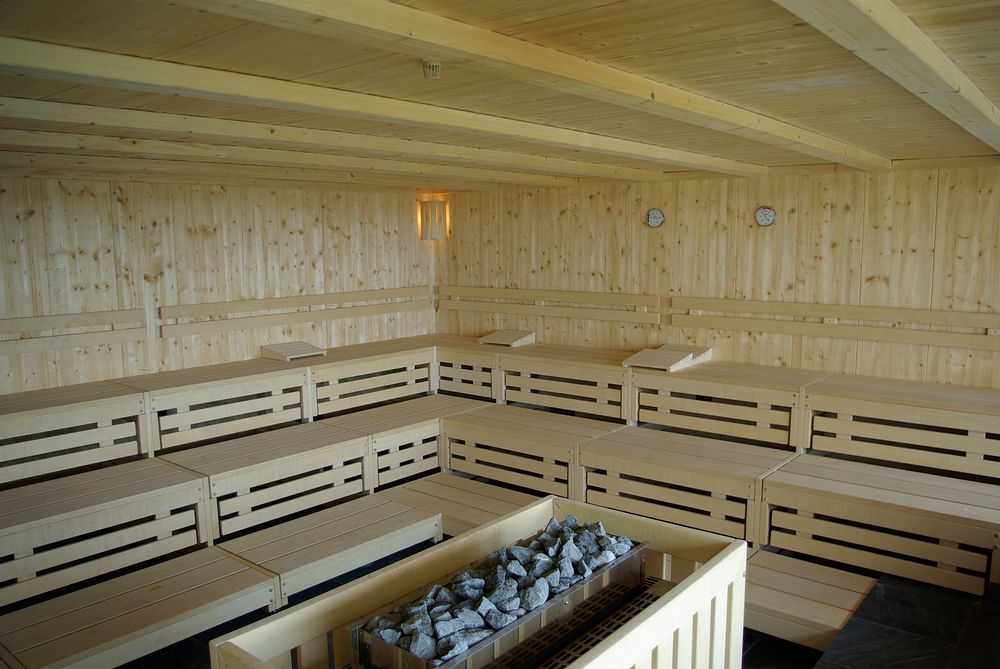 Free beautiful sauna room image, public domain CC0 photo.