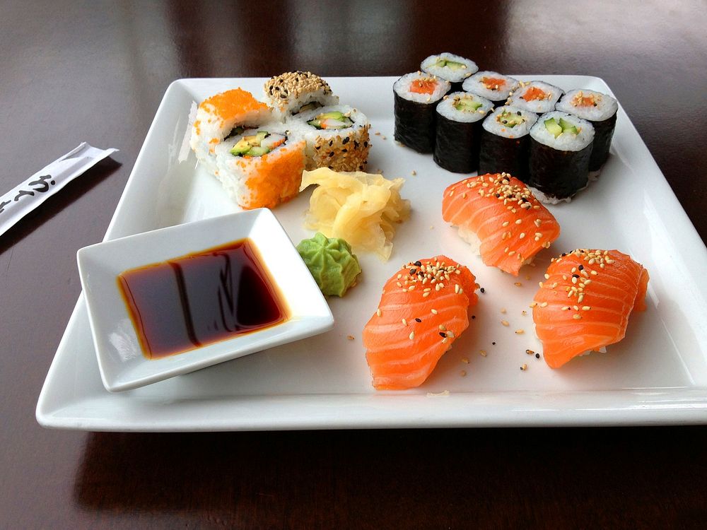 Free sushi image, public domain Japanese food CC0 photo.