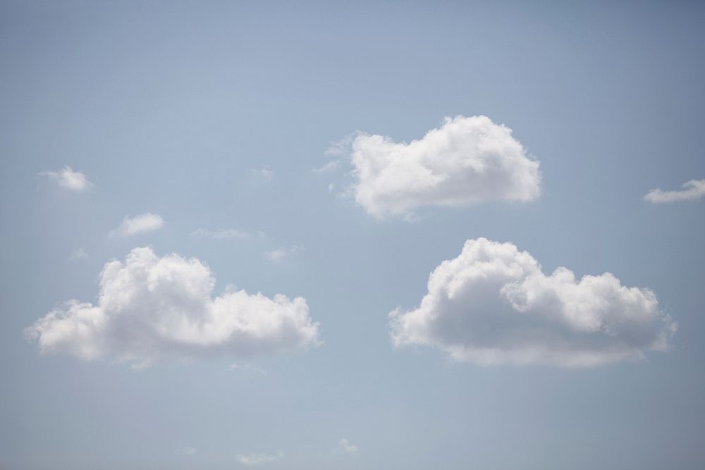 Free cloudy sky image, public domain nature CC0 photo.