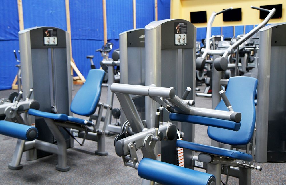 Free gym equipments image, public domain exercise CC0 photo.