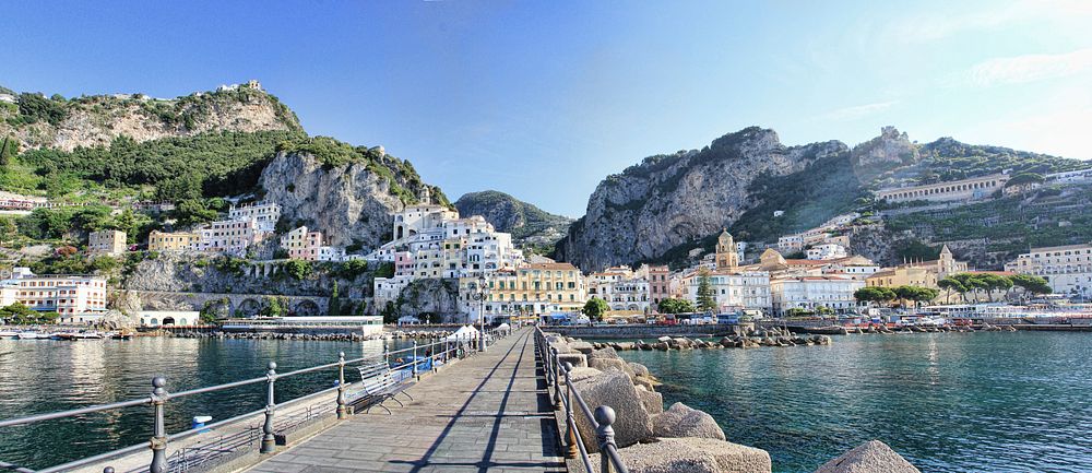 Free Amalfi coast in Italy image, public domain CC0 photo.