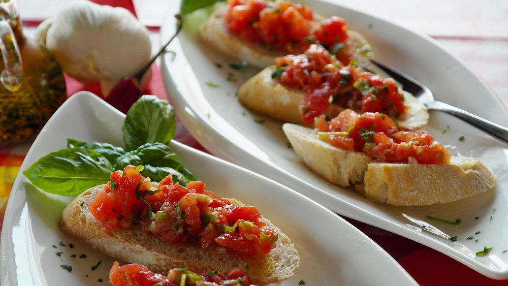 Free bruschetta image, public domain food CC0 photo.