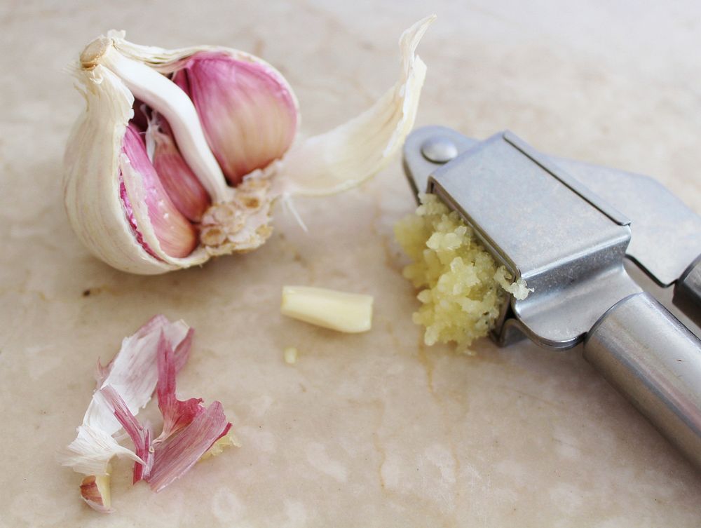 Free minced garlic image, public domain food CC0 photo.