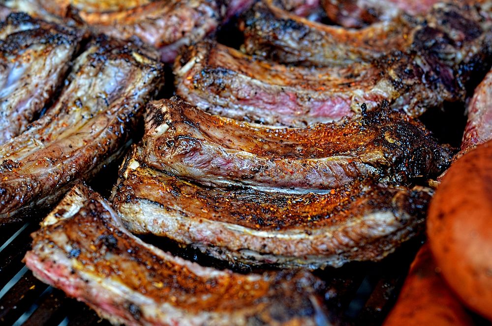 Free bbq ribs image, public domain food CC0 photo.