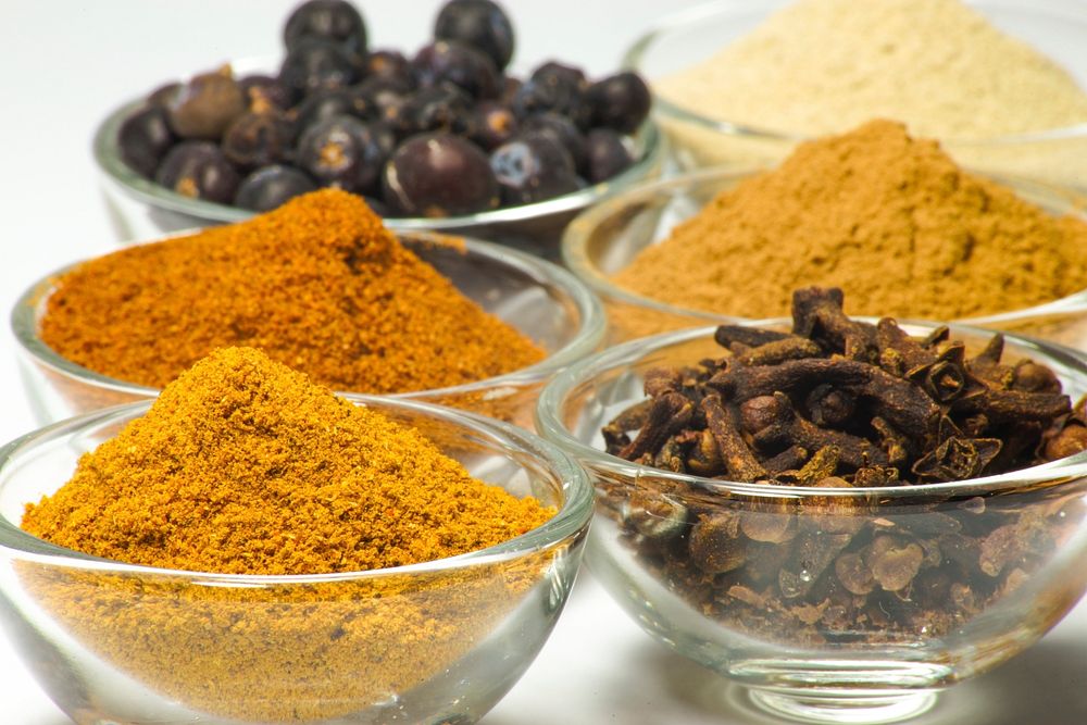 Free Indian spices image, public domain ingredients CC0 photo.