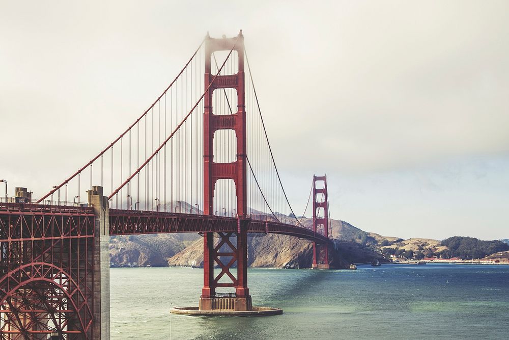Free Golden Gate bridge image, public domain CC0 photo.