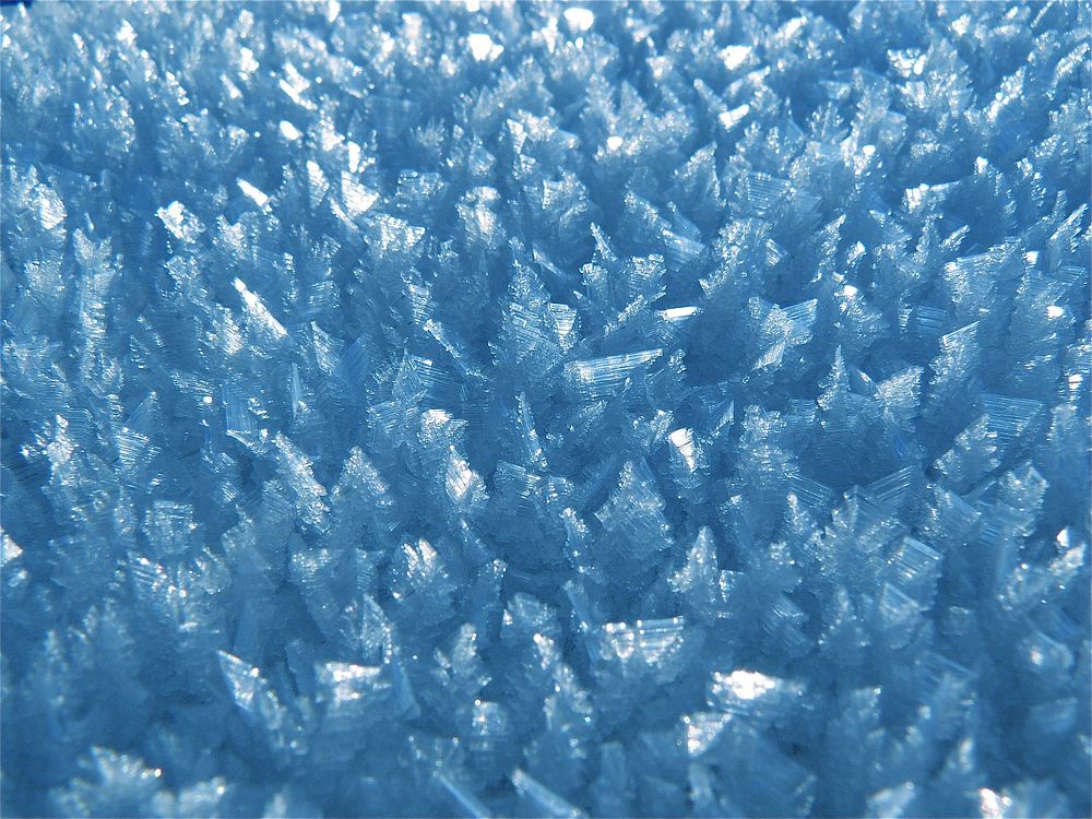 Ice crystals background, free public domain CC0 photo.
