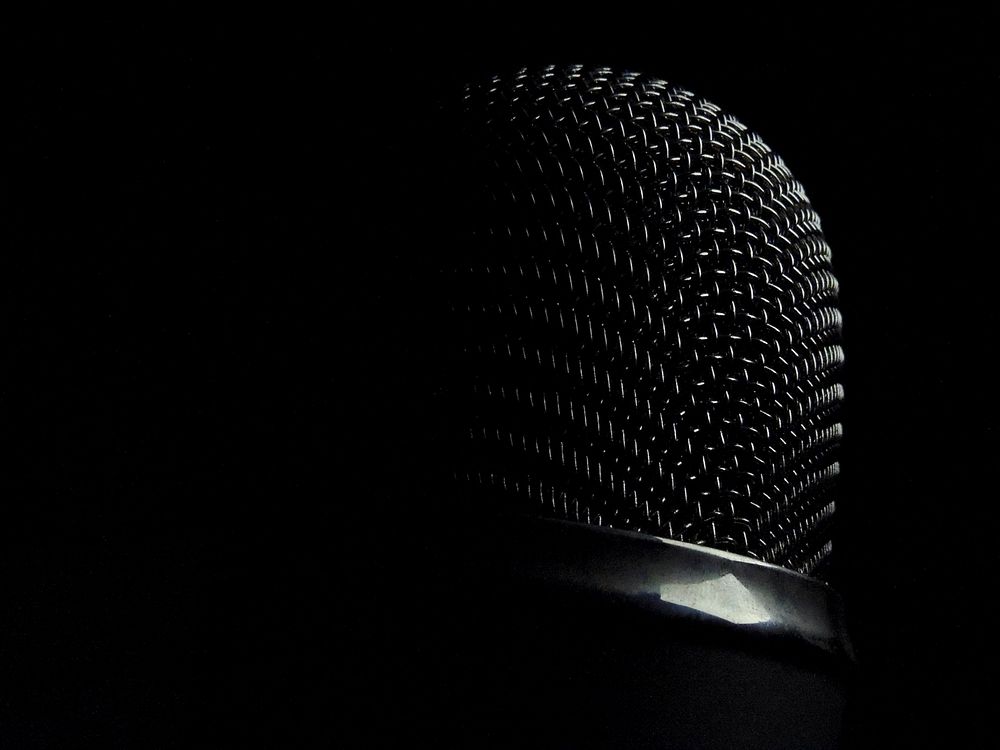 Free microphone image, public domain entertainment CC0 photo.