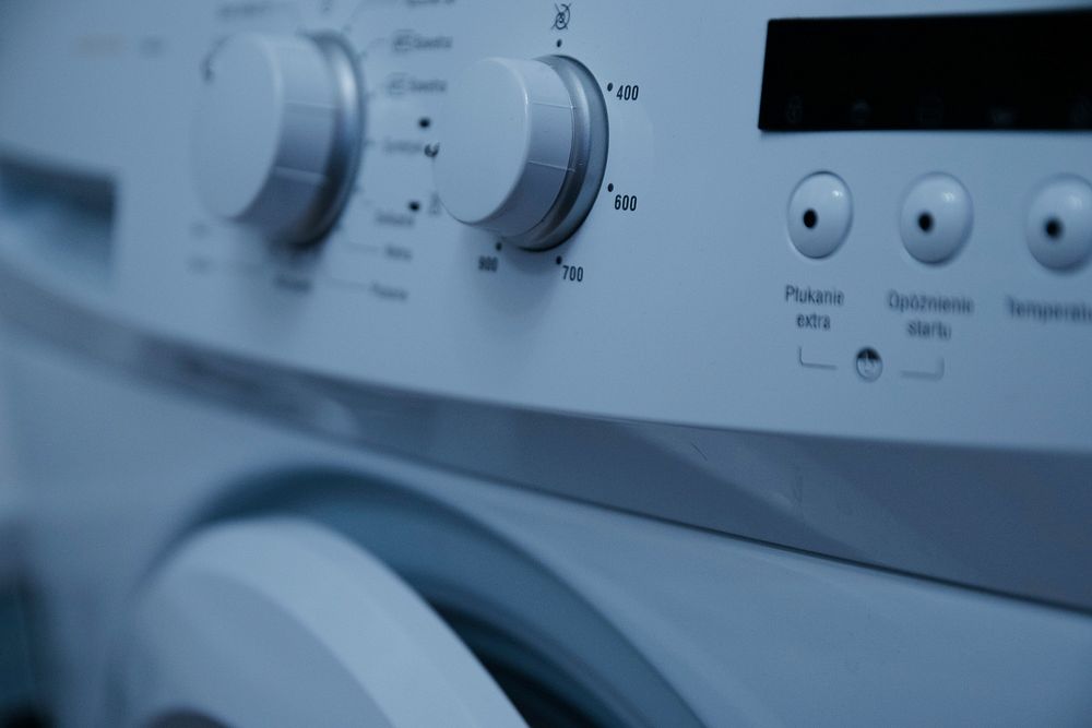 Free close up of a washing machine image, public domain CC0 photo.