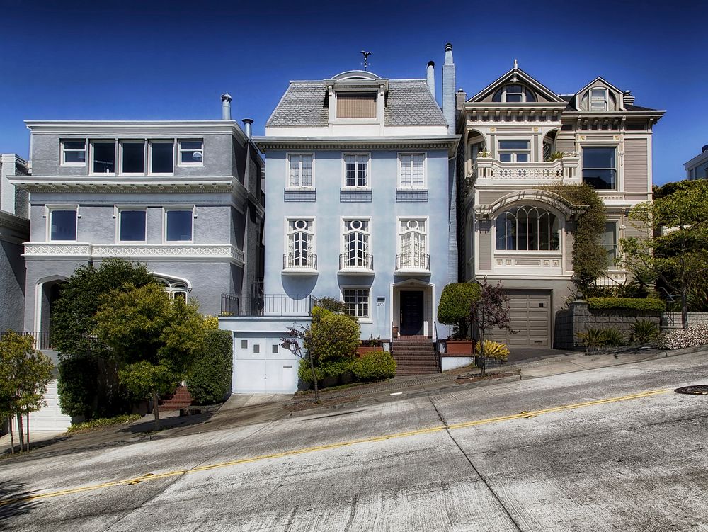 Free residential area, San Francisco image, public domain housingCC0 photo.