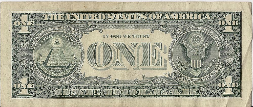 Free US dollar banknote image, public domain money CC0 photo.