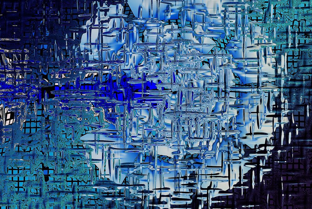 Blue shiny metal background, free public domain CC0 photo.