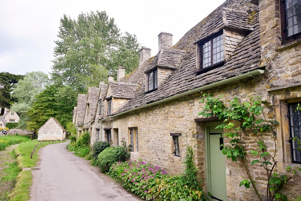 Free traditional cottages image, public domain housing CC0 photo.