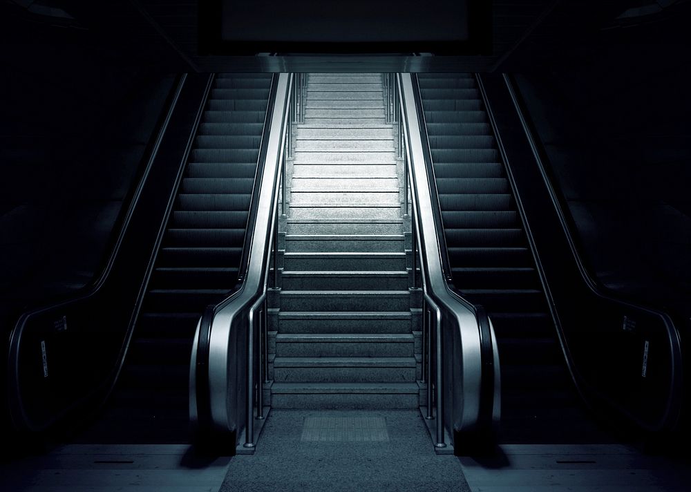 Free escalator image, public domain CC0 photo.