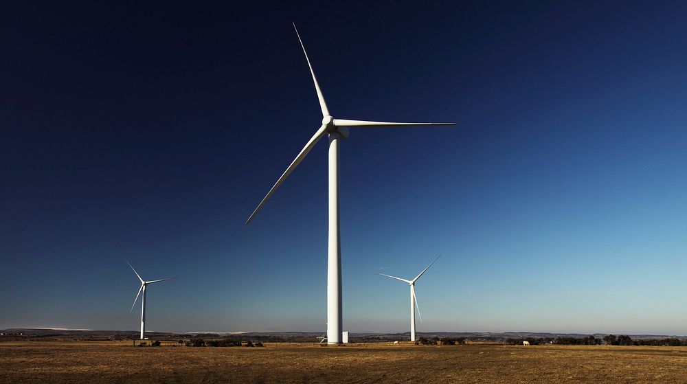 Free wind turbine image, public domain CC0 photo.