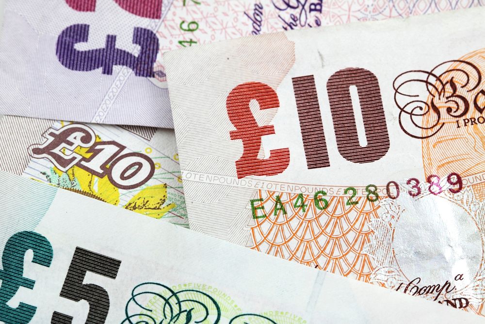 Free pound banknote image, public domain finance and money CC0 photo.