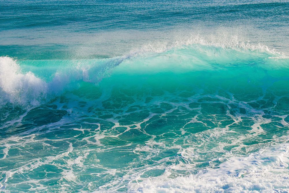 Ocean water textures, aqua blue waves background  free public domain CC0 photo