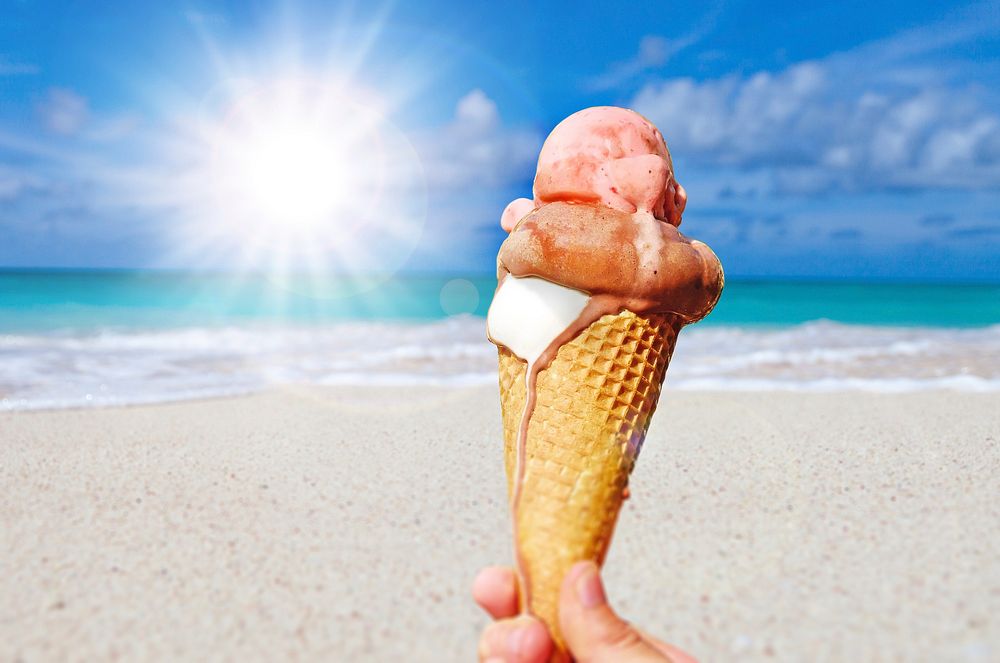 Free ice-cream cone image, public domain CC0 photo.