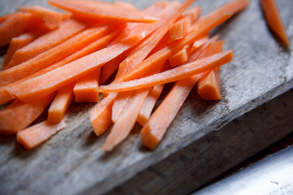 Free chopped carrots image, public domain food CC0 photo.