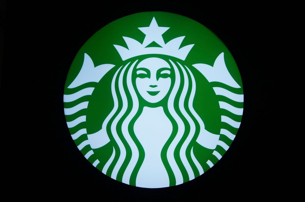 Starbucks logo sign, location unknown, 22/03/2017