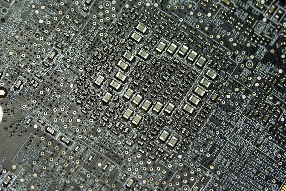 Free close up circuit board image, public domain CC0 photo.