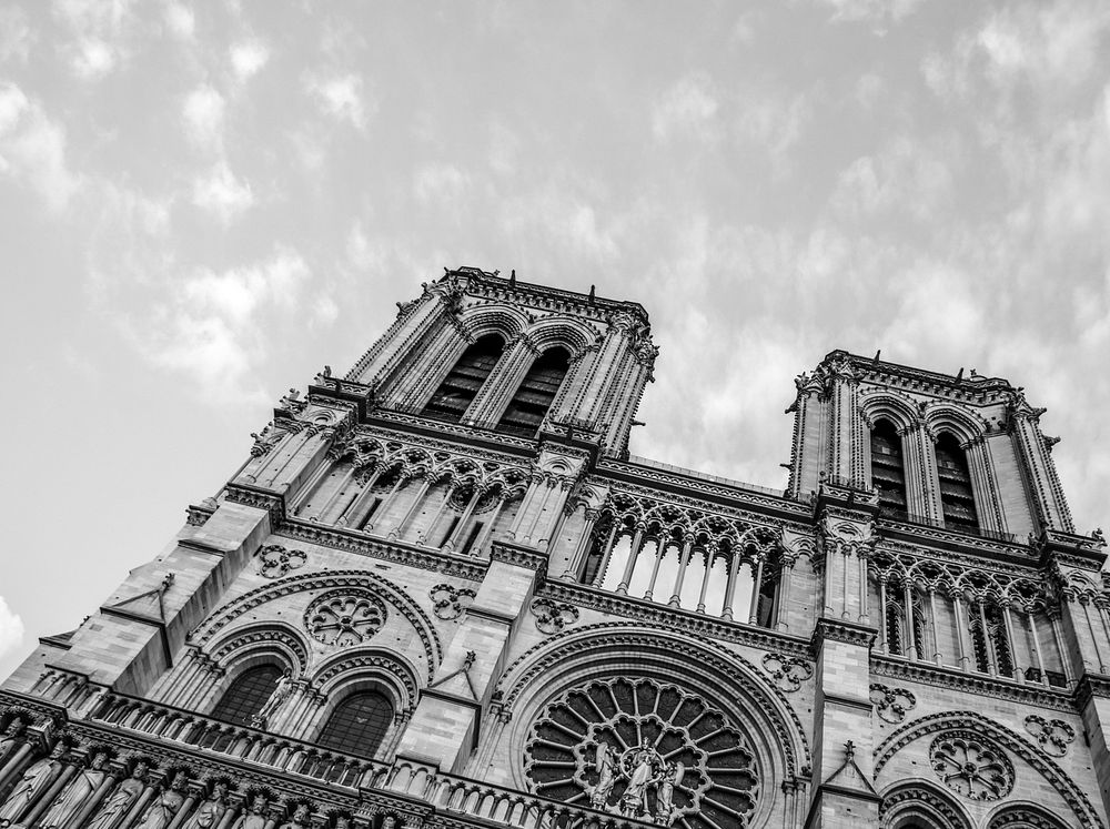 Free Notre Dame in Paris image, public domain traveling CC0 photo.