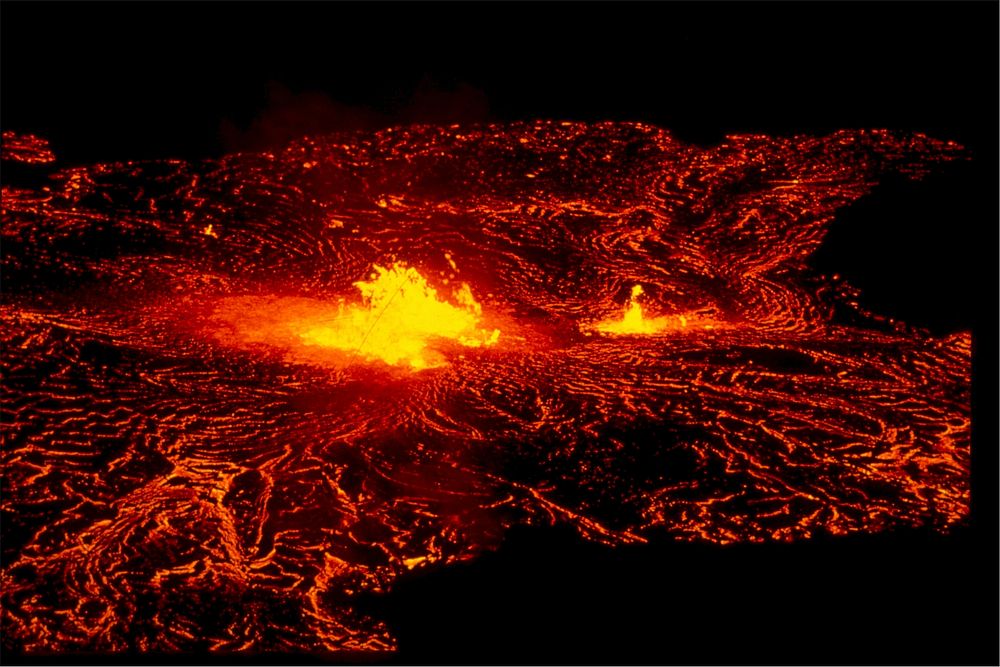 Free hot lava image, public domain nature CC0 photo.