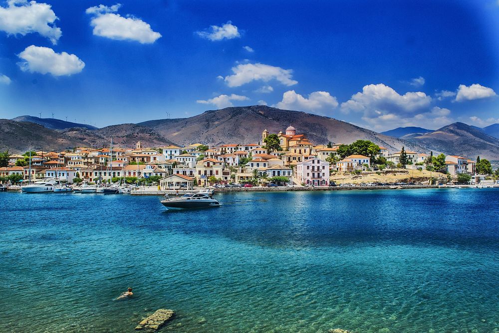 Free Galaxidi town in Greece image, public domain CC0 photo.