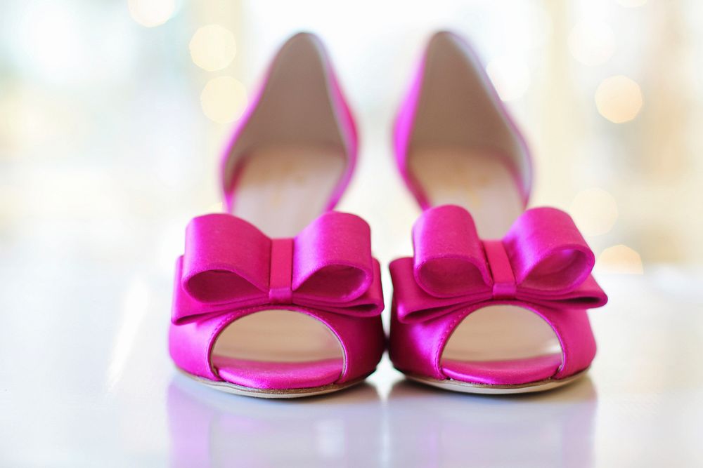 Pink shoes. Free public domain CC0 photo.
