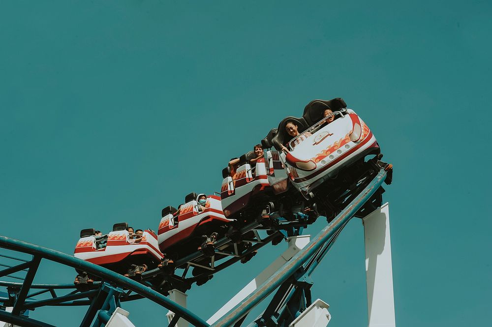 Roller coaster ride, Location unknown, 12/25/2017.