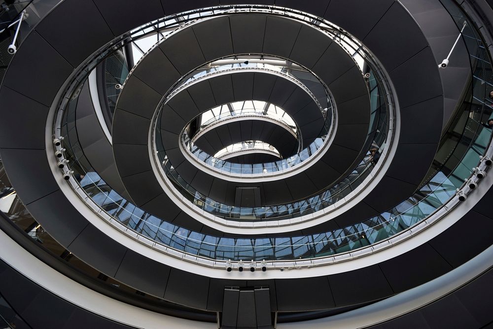 Spiral architecture, free public domain CC0 photo