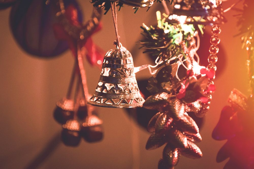 Christmas ornaments. Free public domain CC0 photo.